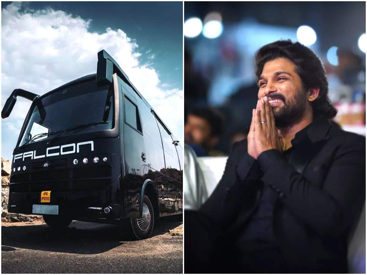Allu Arjun vanity van 