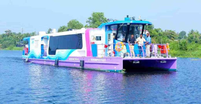 first water metro in kerla, First water Metro India
