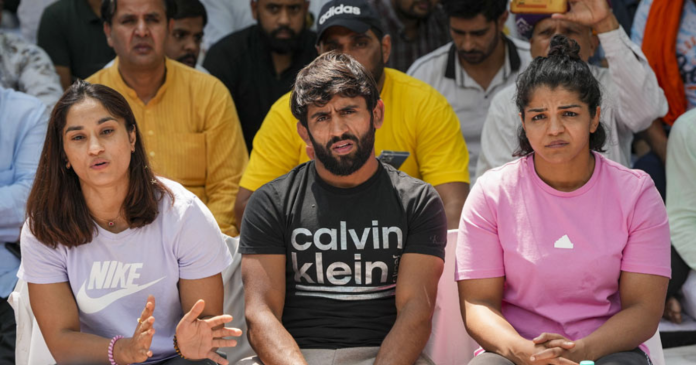 Wrestlers Protest Jantar Mantar