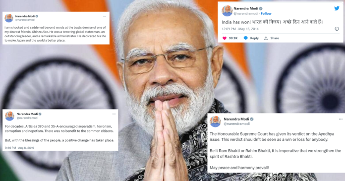 PM MODI TWEETS