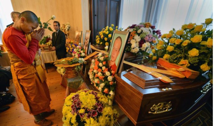 cremation in buddhism