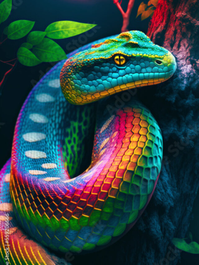 Colorful Snakes in the World