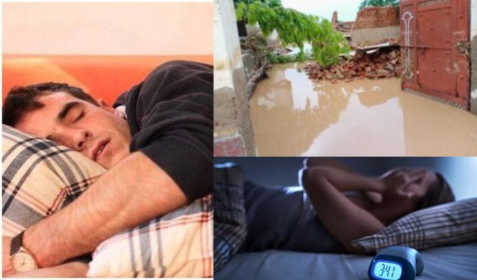 Seeing water in house in dream