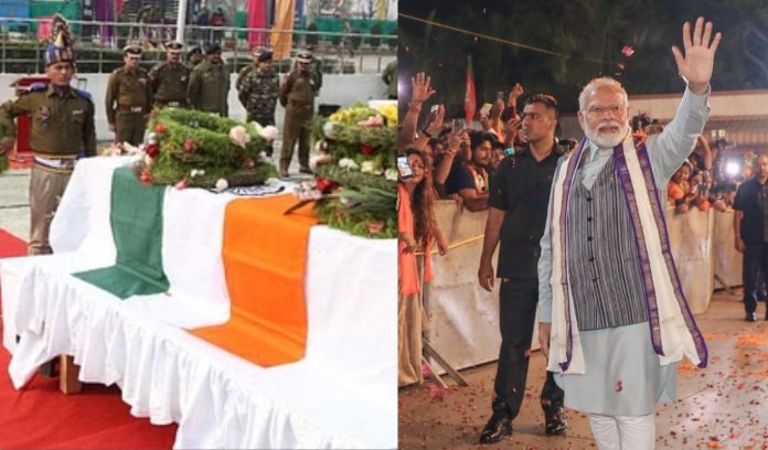 soldiers were martyred in the encounter with terrorists in Kashmir