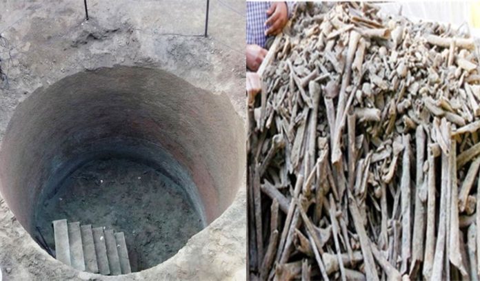 skeletons found in the well