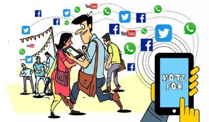 Political parties online campaign in India