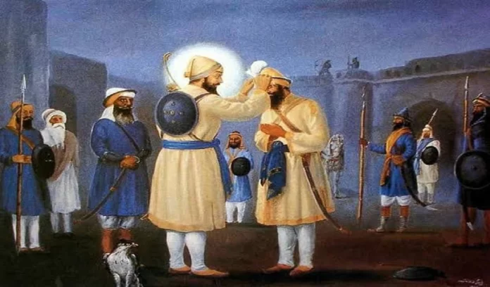 Baba Sangat Singh saved Guru Gobind from the clutches of Wazir Khan Baba Sangat Singh saved Guru Gobind from the clutches of Wazir Khan