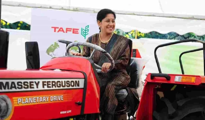 Tractor Queen Mallika Srinivasan built an empire worth Rs 10 thousand crores Tractor Queen Mallika Srinivasan built an empire worth Rs 10 thousand crores