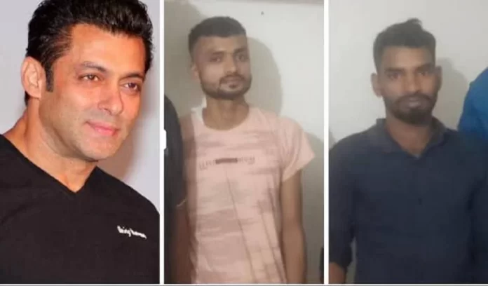 Both the accused who opened fire at Salman Khan's house arrested from Gujarat Both the accused who opened fire at Salman Khan's house arrested from Gujarat