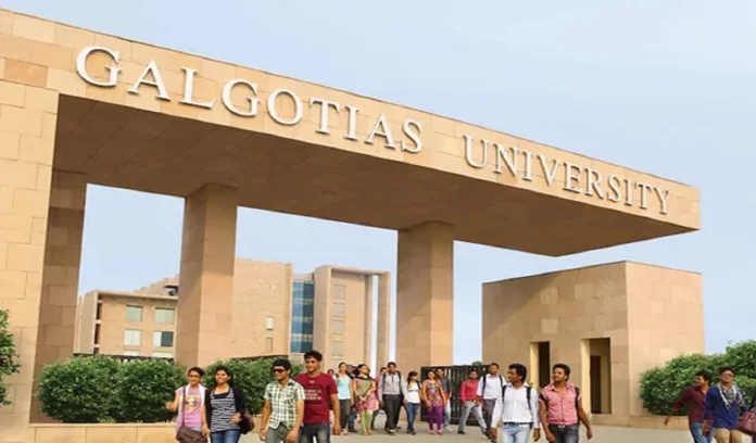 Protest of Galgotia University students against Congress busted, video going viral Protest of Galgotia University students against Congress busted, video going viral