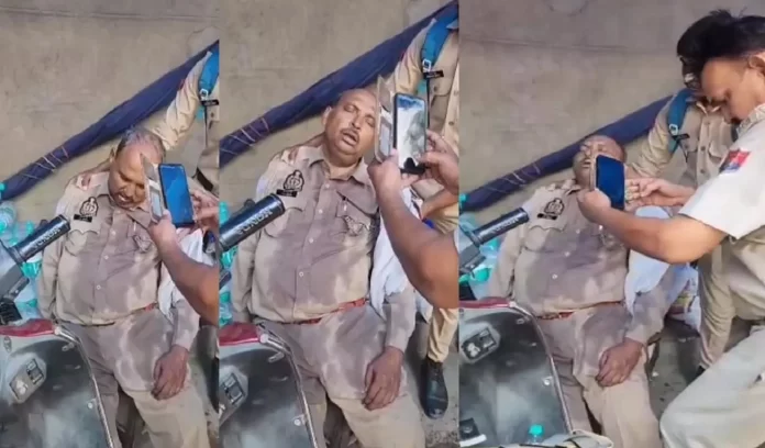 The sub-inspector who made a video of a head constable suffering from heat in Kanpur got a clean chit