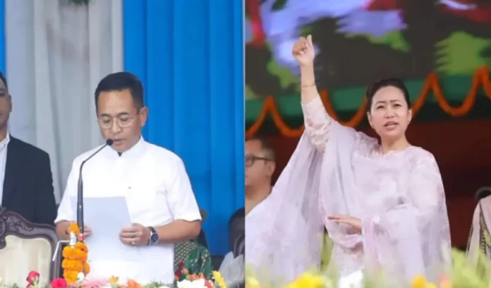 Prem Singh Tamang took oath as Chief Minister and his wife resigned from the post of MLA