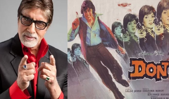 Amitabh Bachchan did not take any fees for the film Don
