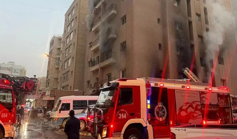 The building in Kuwait that caught fire was jam packed with Indian workers