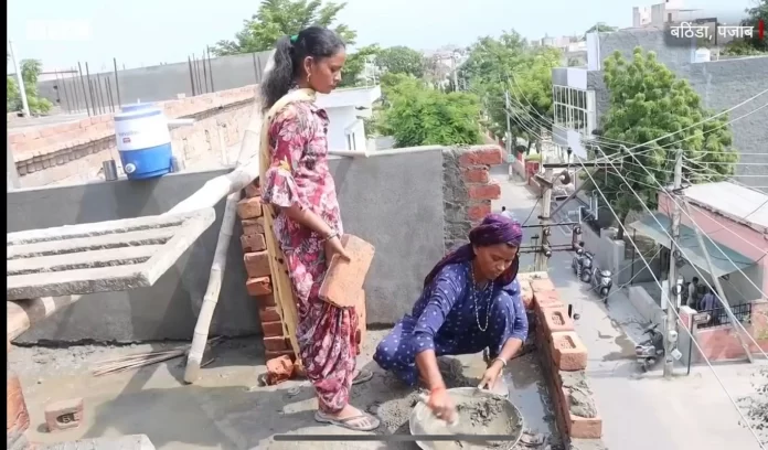 Krishna Devi of Bathinda becoming inspiration for women by working as a mistri