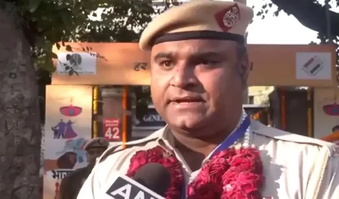 Constable Pankaj Sharma Delhi election Constable Pankaj Sharma Delhi election