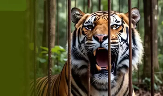 Lucknow News Lucknow Tiger caught