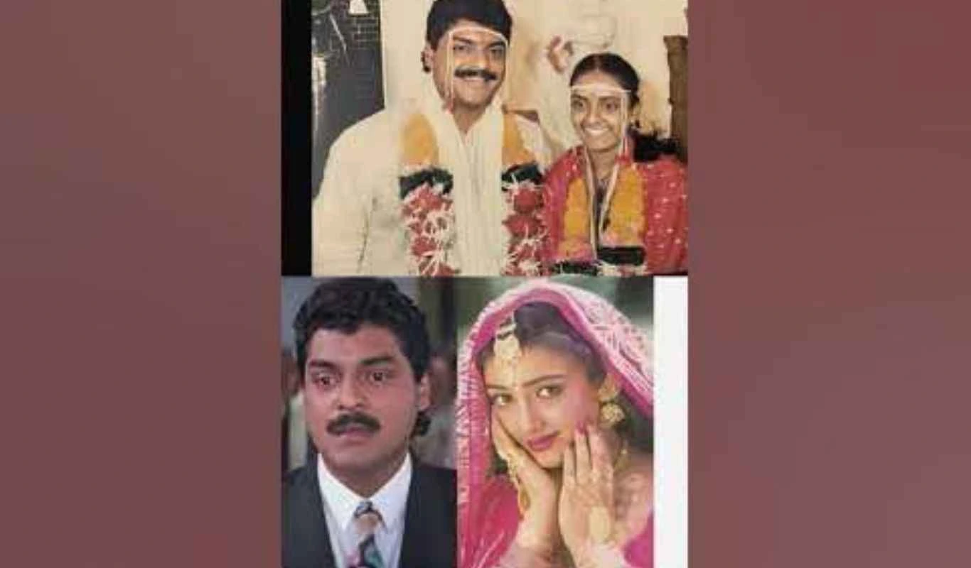 Shantipriya with husband