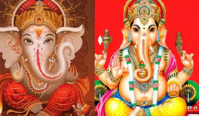 Ganesh Chaturthi, Direction of the trunk of Lord Ganesha