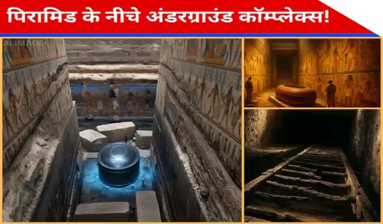 4500 Year Underground Complex: मिस्र का छिपा रहस्य, पिरामिडों के नीचे 100 फुट गहराई म...