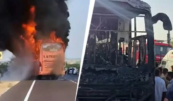 Jaisalmer Bus Fire news Jaisalmer Bus Fire news