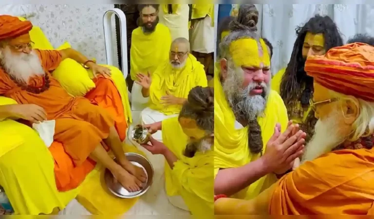 Who Is Sharnanandji Maharaj: पहली बार किसी को दी अपनी गद्दी, चरण पखारते हुए रो पड़े प...