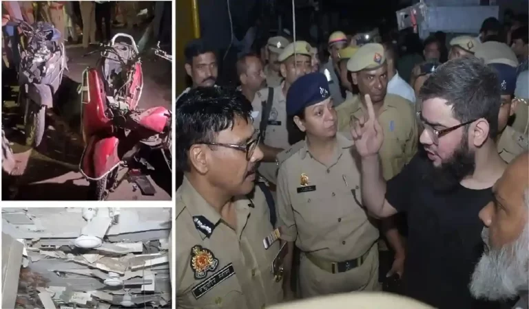 Kanpur News: कानपुर के मिश्री बाजार में दोहरे धमाके से मचा हड़कंप, पटाखों की आड़ में ...